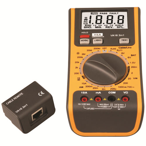 Цифровой мультиметр - VA19 - Shanghai Yi Hua V&A Instrument Co., Ltd. - переносной / 600 В / 10 A