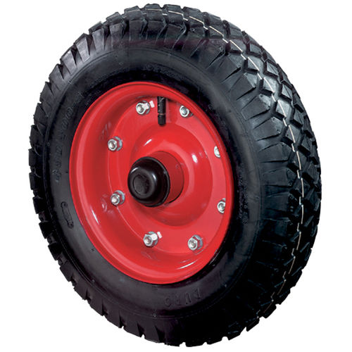 Колесо с пневматической шиной - C96/C97 series - BS Rollen GmbH - из стали / со шпонкой