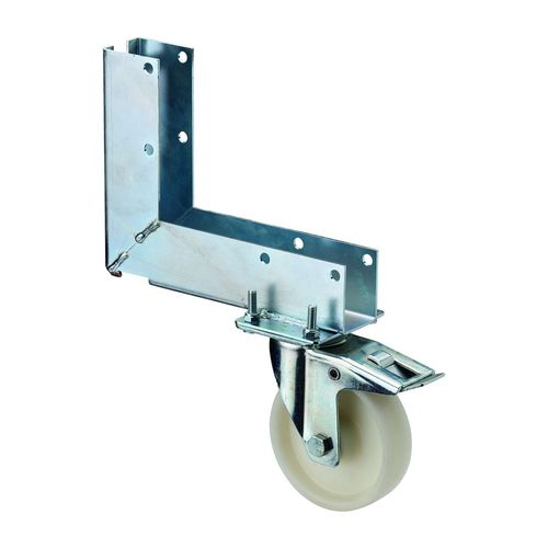 Поворотный ролик - L420.B10.FUSS - BS Rollen GmbH - с пластиной / из пластика / из металла