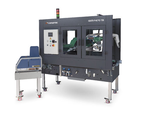 Машина для запечатывания коробок термоплавкий клей - HM F470 TB - HM F470S TB - COMARME - многоклапанная / автоматическая