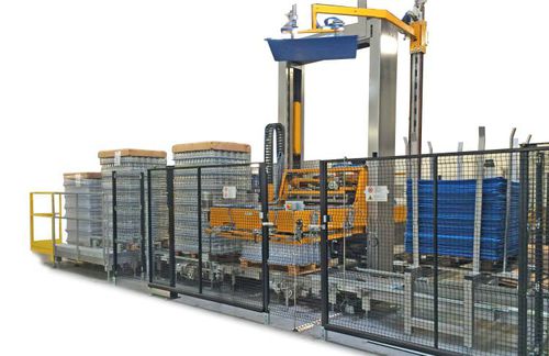 Штабелеразгрузочная машина послойно - DUETTI PACKAGING SRL - картезианская / для паллет / полуавтоматическая
