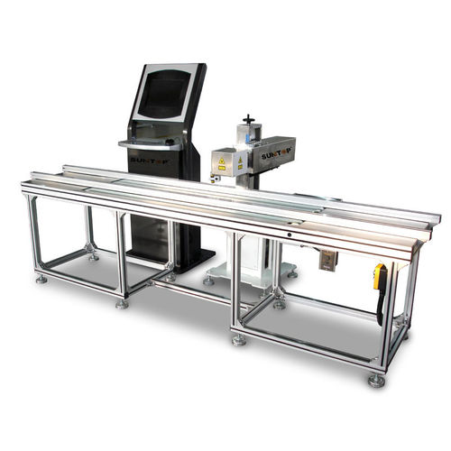 Маркировочная машина CO2-лазер - ST-FCO2L50 - Suzhou Suntop Laser Technology CO.,LTD - для металла / линейная
