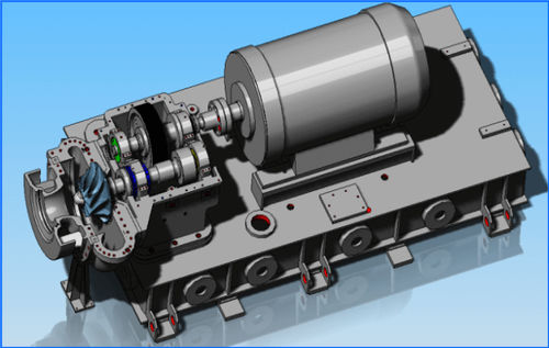 Компрессор для газа - Shaanxi Blower (Group) Co., Ltd. - без двигателя / стационарный / для применения в пищевой отрасли