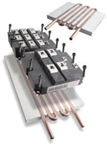 Тепловой радиатор из меди - Aavid Thermalloy - с мелкими лопастями