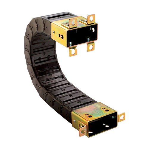 Закрытая цепь для кабелей - Nylatube® N series - Dynatect Manufacturing, Inc. - из пластика / легкая