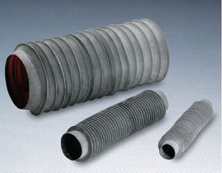 Круглый защитный сильфон - Gortflex® CT series - Dynatect Manufacturing, Inc. - из каучука / из пропитанной ткани / литой