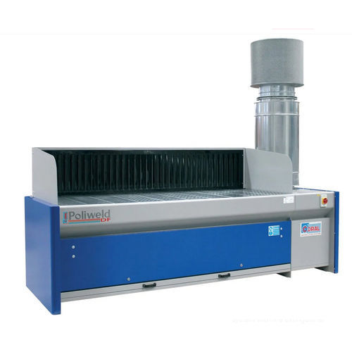 Стол с вытяжкой для сварки - Poliweld DF series - CORAL - фильтр с картриджем