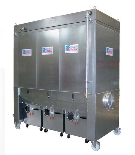 Пылеуловитель с держателями - Eurofilter H3 series - CORAL - пневматическое промывочное устройство / с высокой пропускной способностью / ATEX