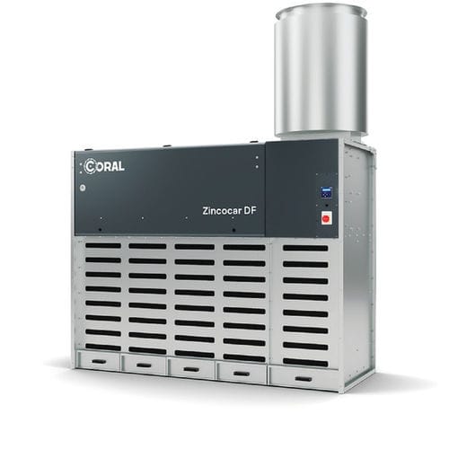 Всасывающая кабина - Zincocar DF series - CORAL - для удаления пыли / для шлифования