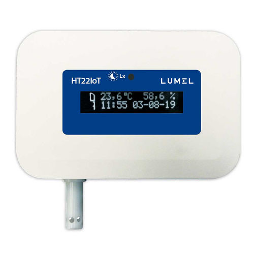 Регистратор данных для измерения температуры - HT22IoT - LUMEL - влажности / CO2 / Modbus