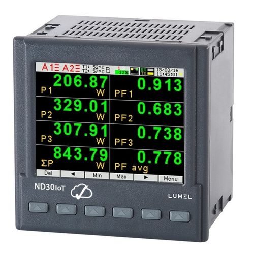 Встраиваемый прибор для измерения мощности - ND30IoT - LUMEL - трехфазовый