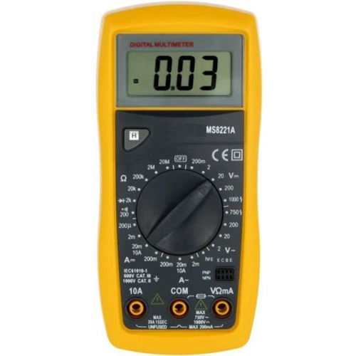 Цифровой мультиметр - MS8221A - LUMEL - карманный / 1000 В / CAT III