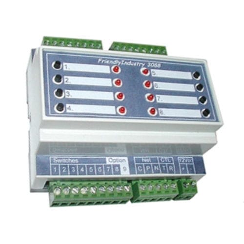 Цифровой модуль входа/выхода - IA-3088-2 - Intelligent-Appliance - RS-485 / RS-232 / 8 цифровых входов