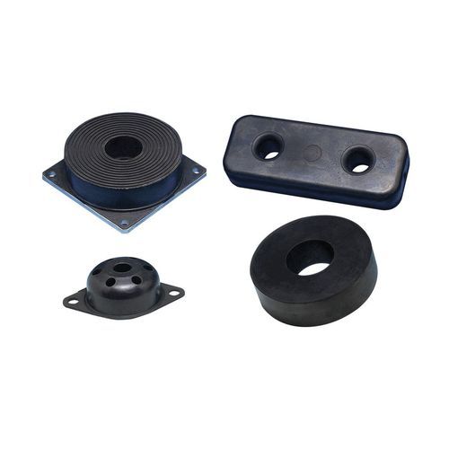 Прямоугольная антивибрационная опора - Hutchinson Precision Sealing Systems - из эластомера / для высоких нагрузок / машина
