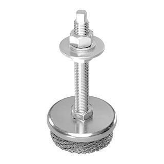Цилиндрическая антивибрационная опора - PDM series - Hutchinson Precision Sealing Systems - из нержавеющей стали / для пресса / для машины