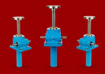Механический цилиндр с трапециевидным винтом - MWJ series - Gears and Gear Drives (India) Pvt. Ltd - винтовой домкрат / из алюминия / из сплава стали