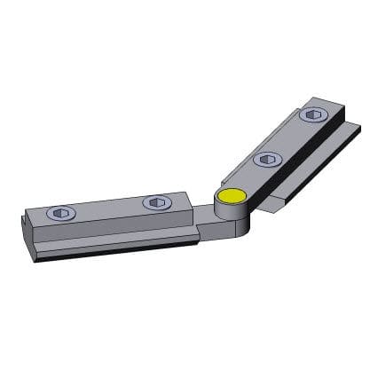 Поворотное соединение для сборки профилей - 4110 S 0114 VZ 01 - TecEnMa GmbH