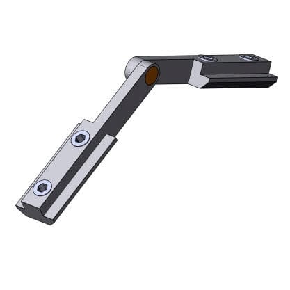 Поворотное соединение для сборки профилей - 4110 S 0154 VZ 01 - TecEnMa GmbH