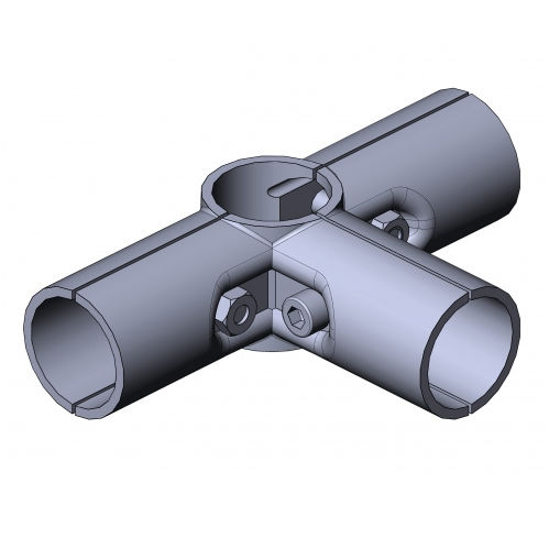 Круглый трубный соединитель - 5016 S 001 SW 01 - TecEnMa GmbH - Т-образный / угловой / из стали