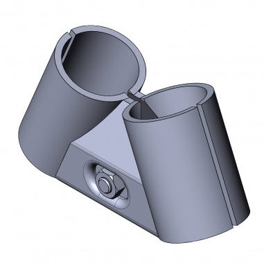 Круглый трубный соединитель - 5021 S 001 SW 01 - TecEnMa GmbH - из стали / подшипниковый щит