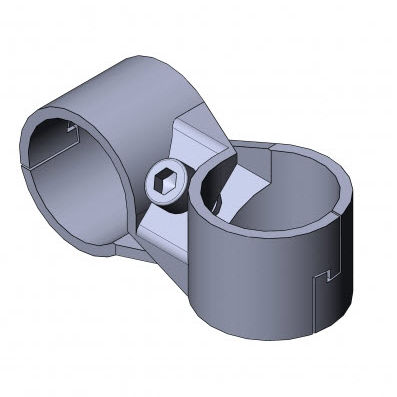 Круглый трубный соединитель - 5025 S 001 SW 01 - TecEnMa GmbH - крестовидный / из стали