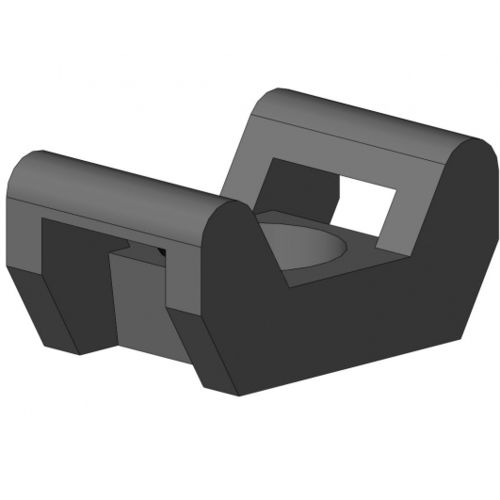 Основание для зажимного хомута из полиамида - 6331 K 0001 SW 01 - TecEnMa GmbH