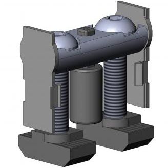 Болтовой соединитель для сборки профилей - 4608 S 0830 VZ 01 - TecEnMa GmbH
