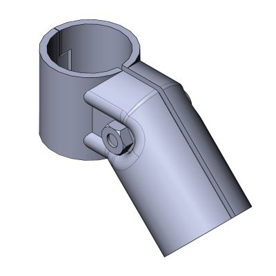 Круглый трубный соединитель - 5020 S 001 SW 01 - TecEnMa GmbH - изогнутый / из стали