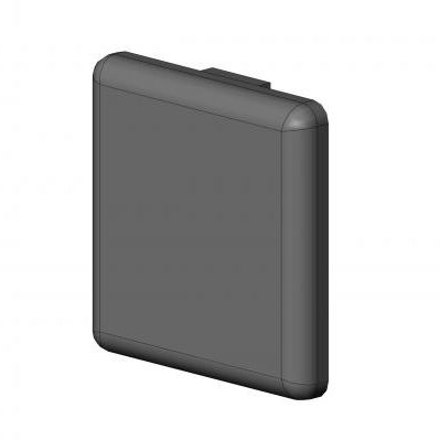 Квадратная крышка - 6011 K - SW 01 series - TecEnMa GmbH - из полиамида / для конца профиля