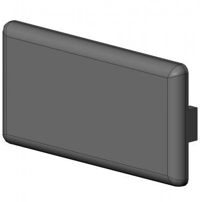 Прямоугольная крышка - 6012 K - SW 01 series - TecEnMa GmbH - из полиамида / для конца профиля