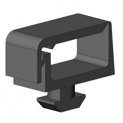Основание для зажимного хомута защелкивающееся - 6333 K 01 SW 01 series - TecEnMa GmbH - из полиамида