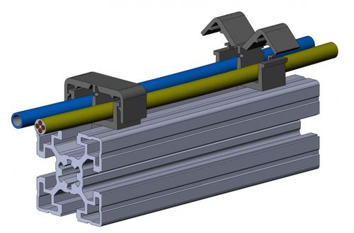 Основание для зажимного хомута защелкивающееся - 6334 K 02 SW 01 series - TecEnMa GmbH - из полиамида