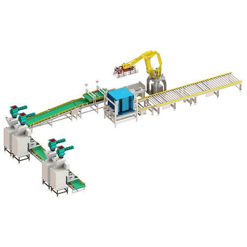 Линия упаковки для нефтехимической промышленности - MD5 - HongCheng Mining Equipment Co., Ltd. - для известняка / полностью автоматическая