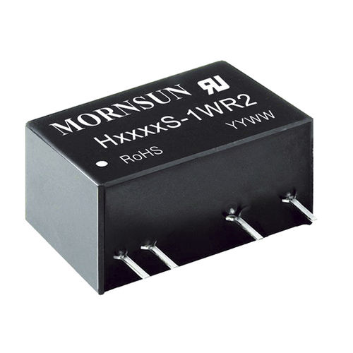 Преобразователь DC/DC SIP - H_S-1WR2 series  - MORNSUN Guangzhou Science & Technology Co.,Ltd. - нерегулируемый / для использования в медицине / с одним выходом