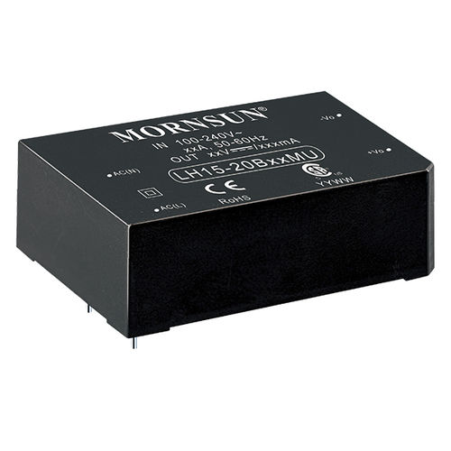 Компактный выпрямитель тока - LH15-20BxxMU - MORNSUN Guangzhou Science & Technology Co.,Ltd. - DC / промышленный