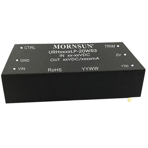 Преобразователь DC/DC DIP - URH_LP-20WR3 series  - MORNSUN Guangzhou Science & Technology Co.,Ltd. - регулируемый / с входным напряжением 4:1 / для использования в медицине