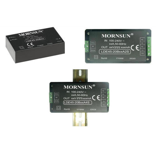 Компактный выпрямитель тока - LDE45-20Bxx series  - MORNSUN Guangzhou Science & Technology Co.,Ltd. - DC / промышленный / для использования в телекоммуникациях