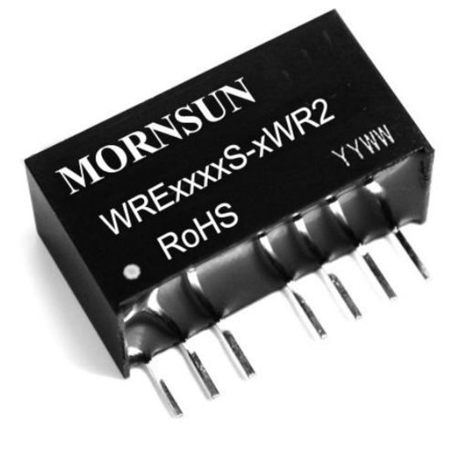 Закрытый преобразователь DC/DC - WRE_S-3WR2 series - MORNSUN Guangzhou Science & Technology Co.,Ltd. - SIP / с незначительными волновыми колебаниями / промышленный