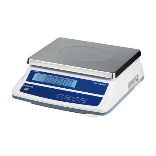Весы вес/цена - WS 15 000 - Bosche GmbH & Co. KG - с дисплеем LCD / из нержавеющей стали / герметичный