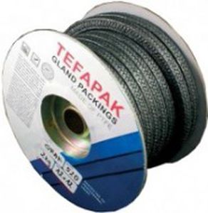 Плетеная набивка из ПТФЭ - GRF 260 - Sinograf SA - химически стойкая