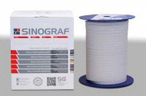 Плетеная набивка из ПТФЭ - Sinograf SA - из графита / для насоса / для ротационного оборудования