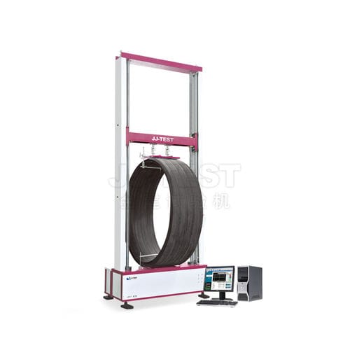 Тестер жесткости - JJRST - JJ-TEST Chengde Jinjian Testing Instrument Co.,Ltd - методом разрушающего усилия при сжатии кольца (RCT) / для шланга / для термопластикового шланга