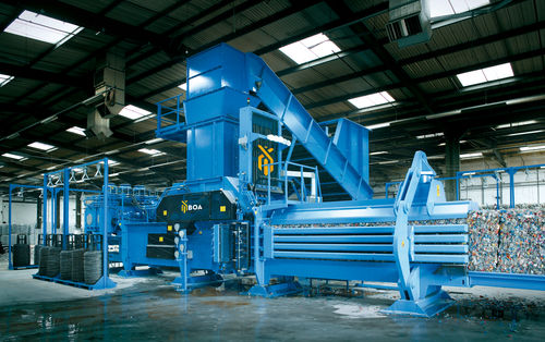 Упаковочный пресс для отходов - D225 series - BOA RECYCLING EQUIPMENT BV - для текстиля / для дерева / горизонтальный