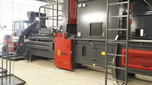 Упаковочный пресс для бумаги - S series - BOA RECYCLING EQUIPMENT BV - для пластмассы / для бутылок / горизонтальный