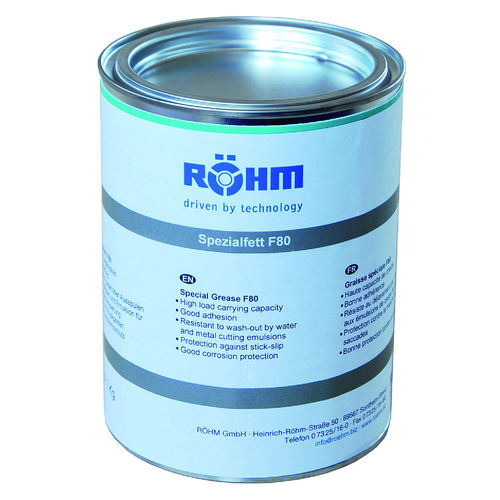 Консистентная смазка для смазки - F80 - RÖHM GmbH - для оправки / промышленная