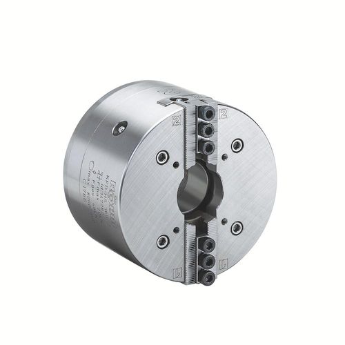 Автоматический токарный патрон - 147281 - RÖHM GmbH - двухкулачковый / токарного станка / с проходом в центре