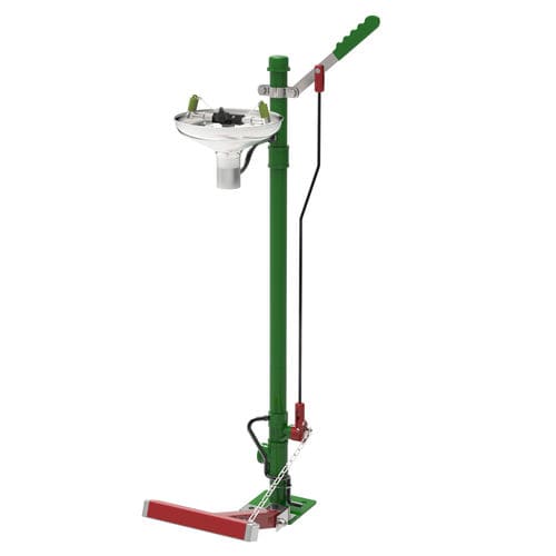 Напольный душ для глаз/лица - STD-85G/P - Hughes Safety Showers - для агрессивных сред / для открытого пространства