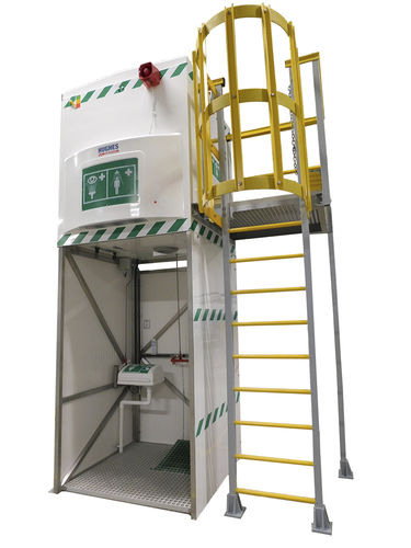 Оградительная площадка - GRP-LADDER - Hughes Safety Showers