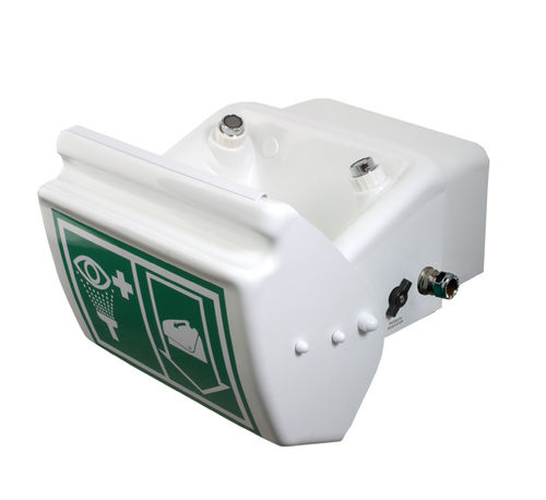 Настенный фонтанчик для промывки глаз - STD-45G - Hughes Safety Showers - из пластика / для опасных сред / для интерьера