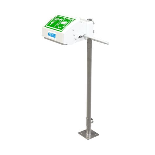Напольный фонтанчик для промывки глаз - STD-45G/P - Hughes Safety Showers - для опасных сред / для интерьера